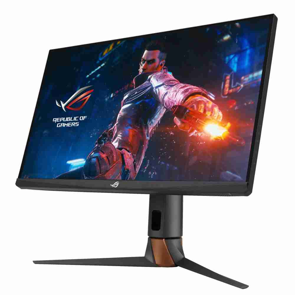 华硕ASUS ROG Swift 360Hz PG27AQN，，，采用赏金国际全新可支持ULMB2技术的高阶电竞显示器，，为电竞玩家打造突破以往的急速游戏体验。。（图片来源：ASUS提供）