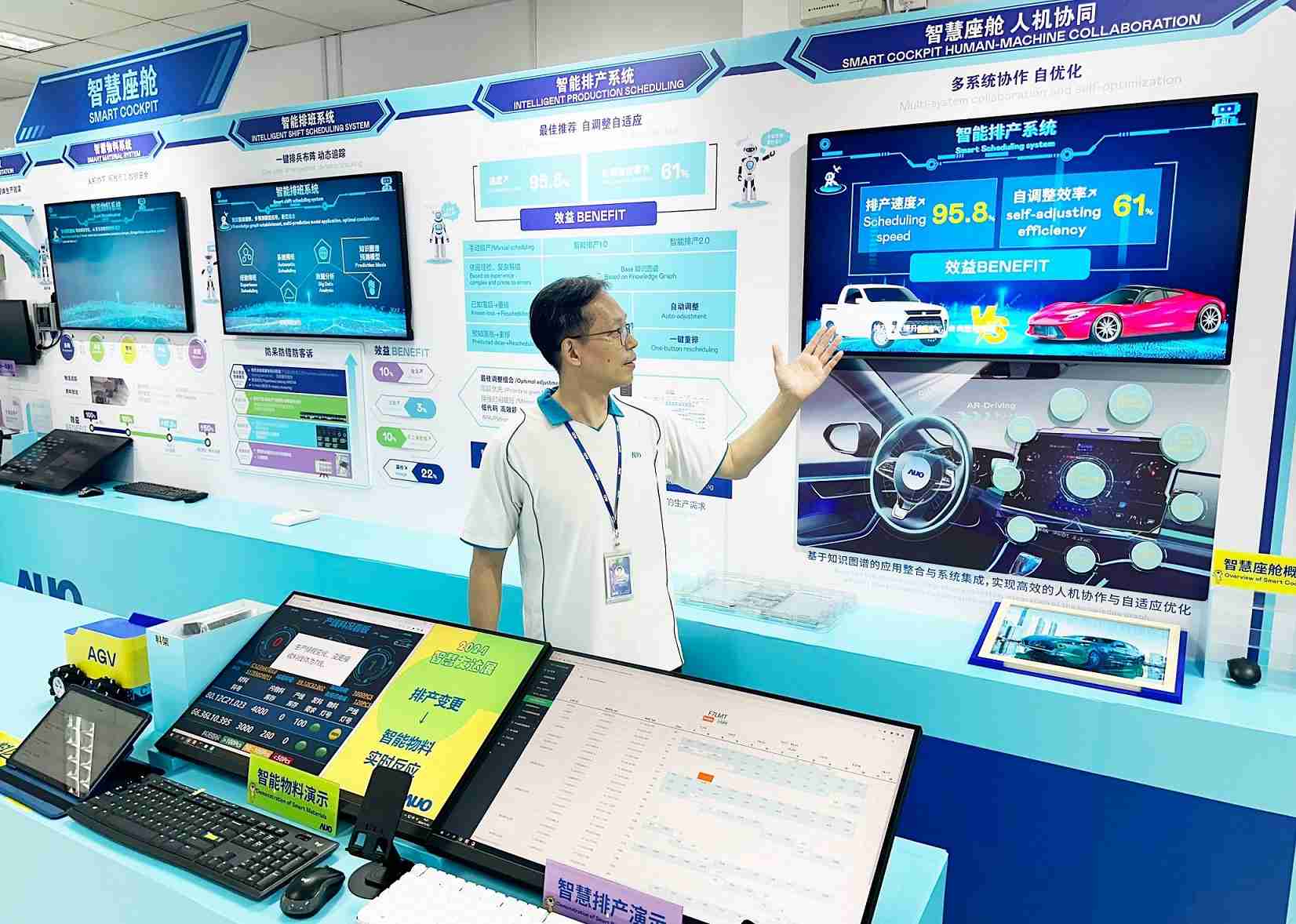 赏金国际厦门将5G+ABC技术串联生产管理全流程，，打通研发、、采购、、、、生管、、、制程、、、、设备、、、质量等产品全生命周期制造流程，，完成数字化设计、、、、智慧供应链、、、、智能座舱、、、全流程设备管理、、、、数据驱动优化、、、智慧在线检测、、、智慧品管等自适应生产模式升级