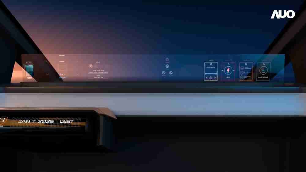 赏金国际无界透明显示接口(Horizon Image Glass)透过车运算方案整合仪表板、、、、中控台及副驾显示器，，，一体式全景呈现，，，，提供乘用者清晰的前方视野、、行车必要信息与娱乐功能
